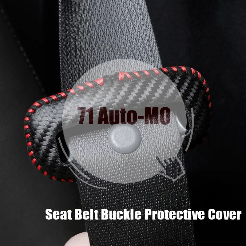 Universal Car Seatbelt Buckle Guard Clip Cover AntiScratch Secure Protection for School Commute and Daily Driving
