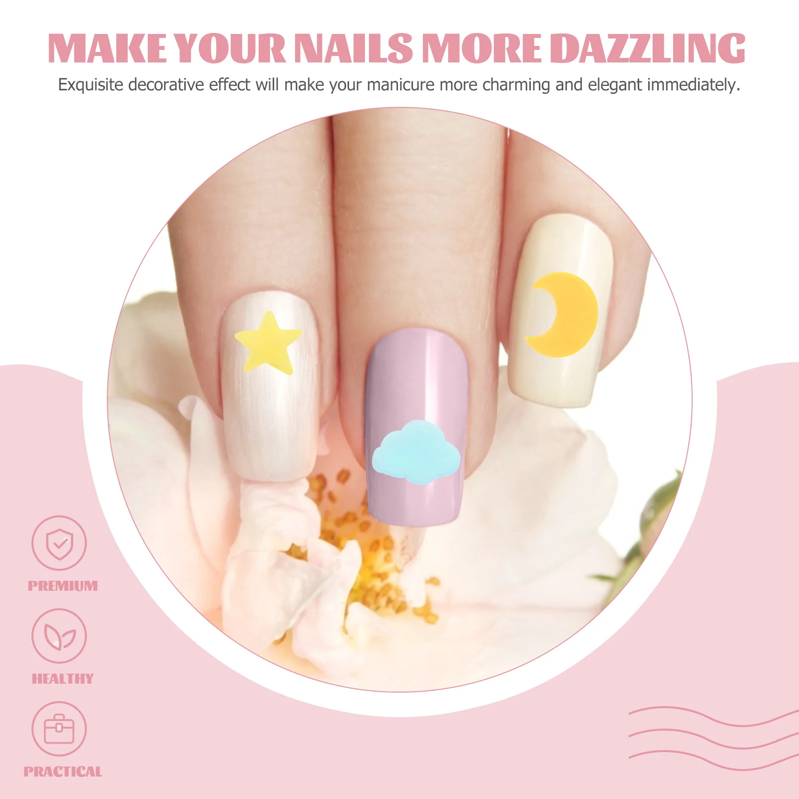 

Soft Ceramic Flake Decoration DIY Beads Handicrafts Making Phone Cover Bow Tie Clay Charms Manicure Slices Nail Art Polymer