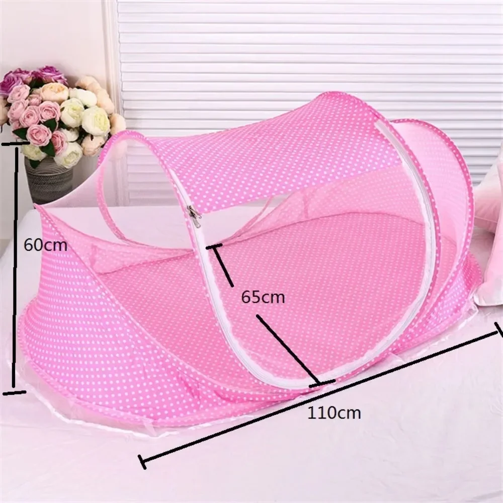 Mosquitera plegable para cuna de bebé, cama, colchón, almohada, suministros para cama de viaje, 0 a 3 años