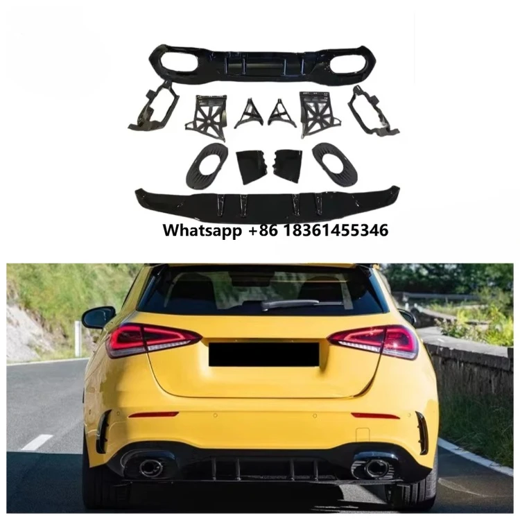 

A35 Style Rear Diffuser for W177 Hatchback 2019-2022