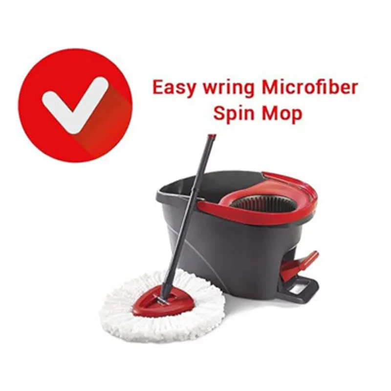 Für O-Zeder und Vileda Easywring 1 Tanks ystem wasch bar Mop Pad Dreieck rotierender Mop Kopf Basis Peeling Mop Bürsten kopf Zubehör – Detail 13