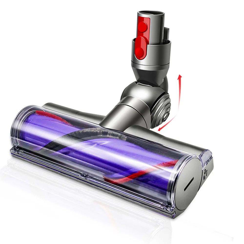 رأس فرشاة الأرضية لدايسون V15 V11 V10 V7 V8 أرضية من الخشب الصلب مرفق فرشاة دوارة أجزاء المكنسة الكهربائية