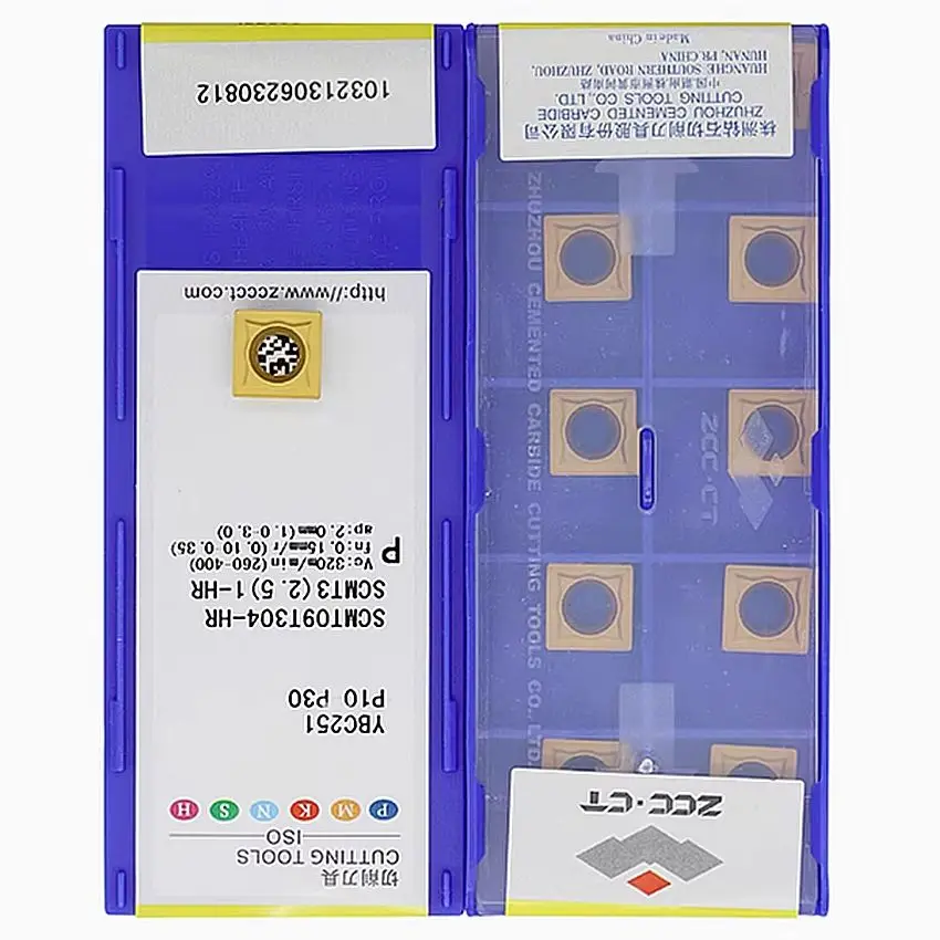 

SCMT09T304-HR YBC251/SCMT09T304-HR YBC351/SCMT09T304-HR YBD152/SCMT09T304-HR YBG202 ZCC.CT CNC carbide inserts turning inserts