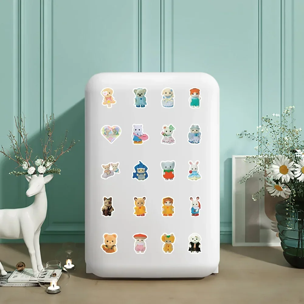 100/200pcs Kawaii Calico Critters Stickers
