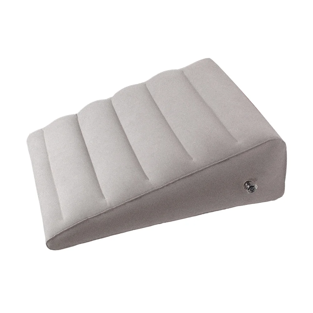 Wedge Pillow Knee Cushion Inflatable Back Pillow For Travel Camping Sleeping PVC Portable Foot Pillow Elevation Leg Pillows