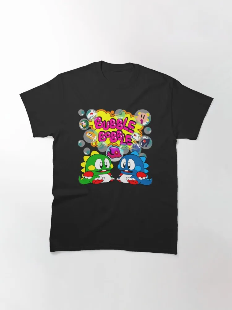 Bubble Bobble Classic T-Shirt 100 Cotton Tee Shirt For Man Short Sleeve Top Tees