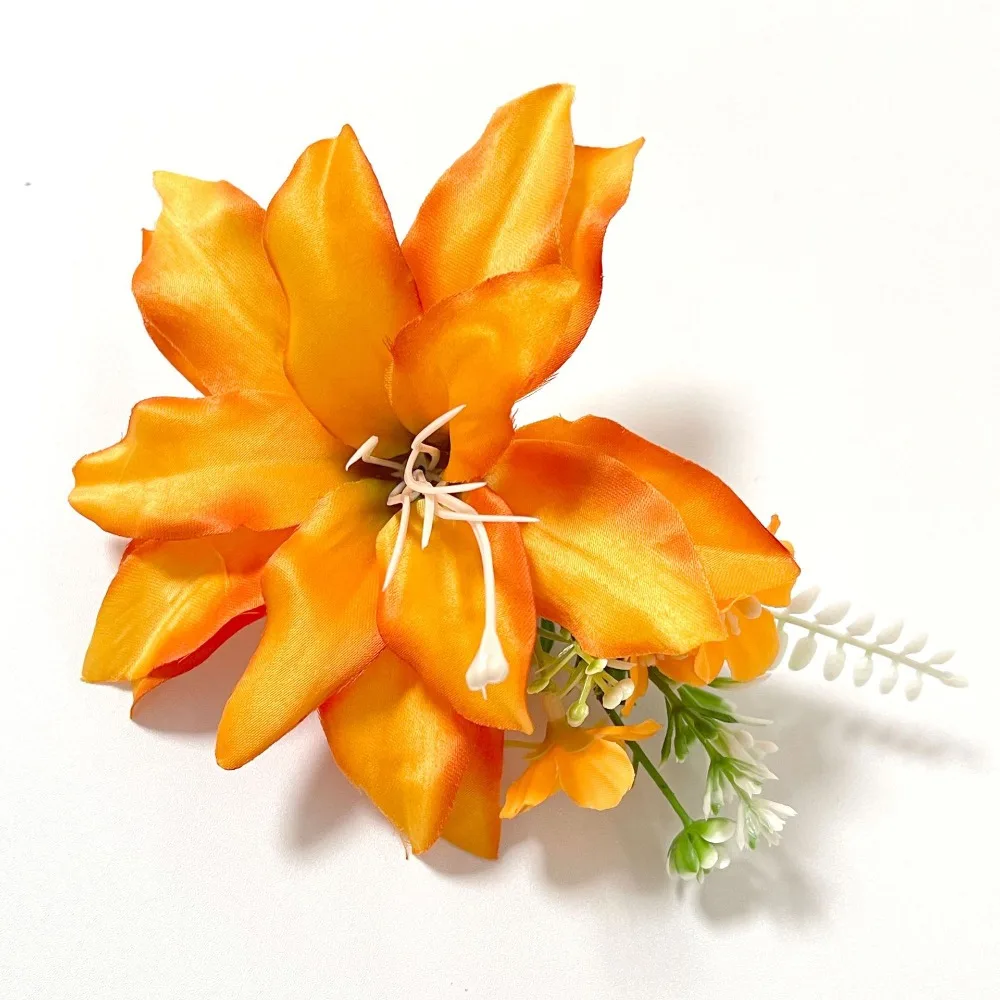 

Elegant Simulation Flowers Hair Clip Bohemian Style Sweet Sweet Barrettes Seaside Vacation Headwear Colorful Hair Accessories