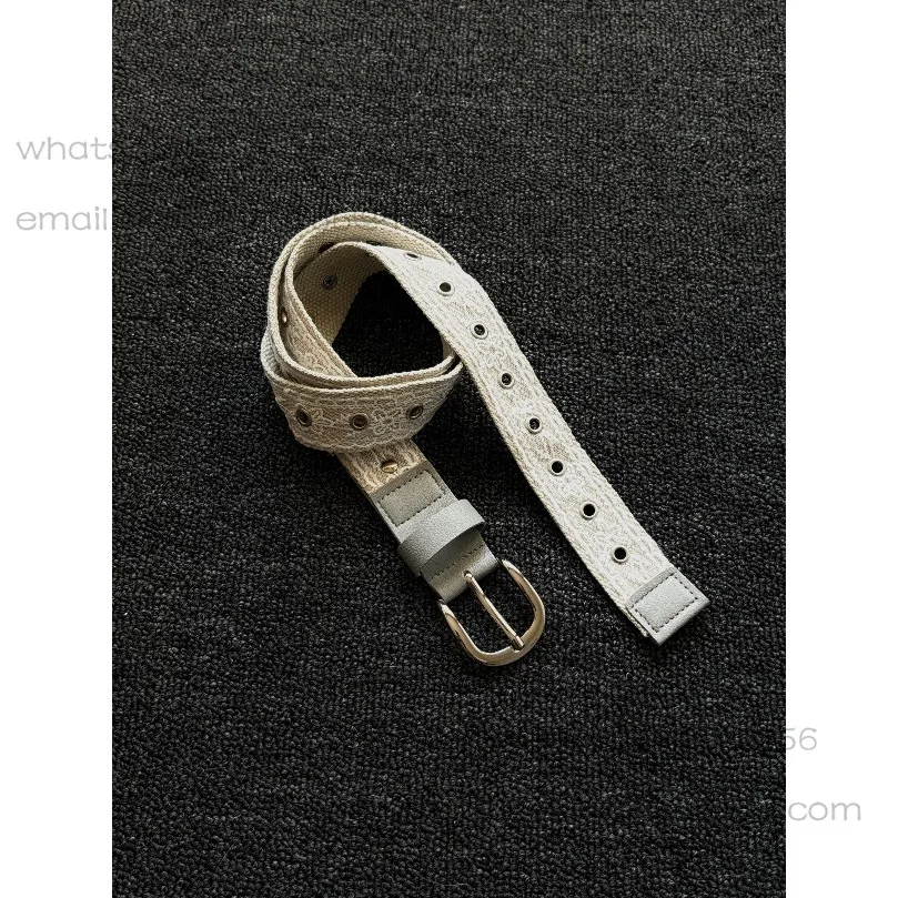 

Простой белый кружевной полый пояс, нишевые аксессуары, быстрая доставка