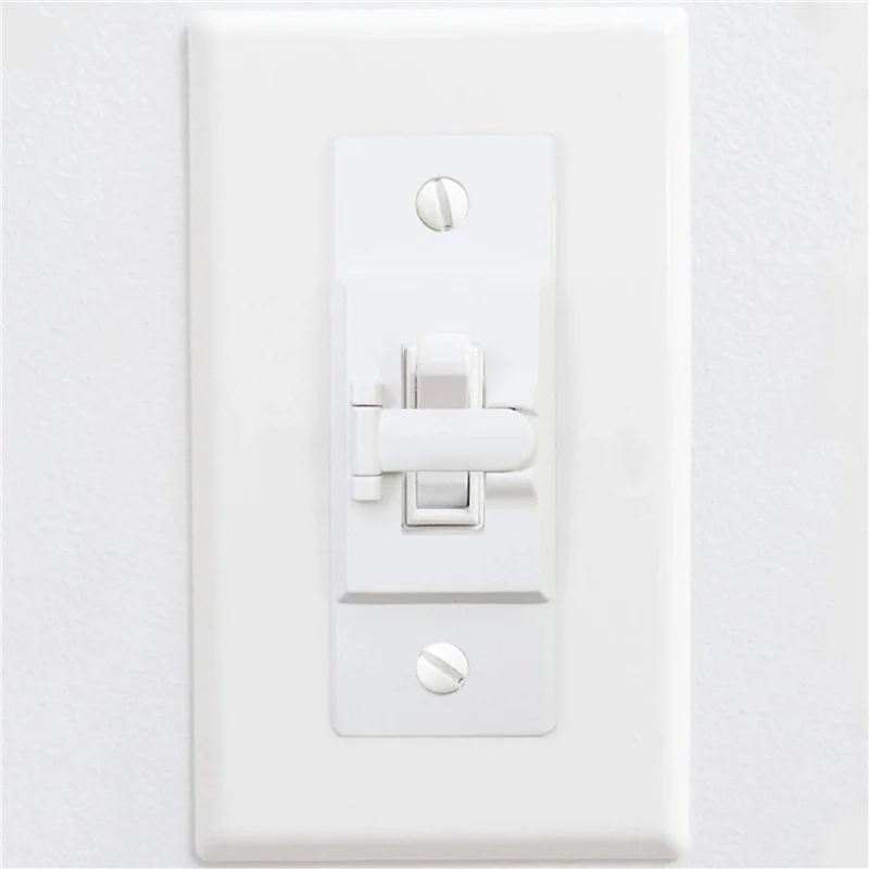 

ABJI-8 Pieces Of Light Switch Protective Cover Child Safety Switch Lock To Prevent Accidental Opening Or Closing
