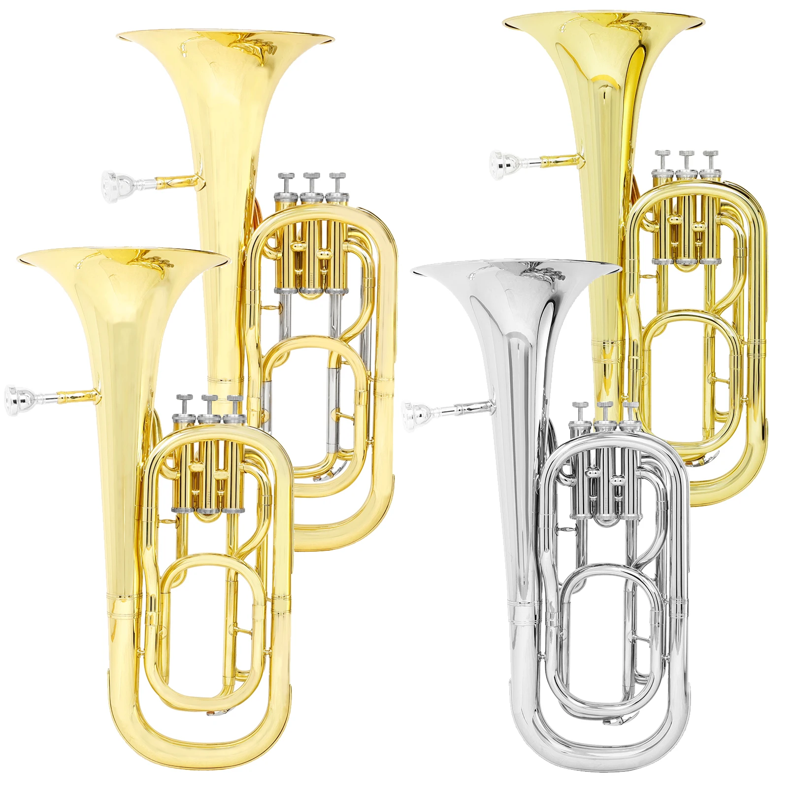 SLADEBb Cor Ténor Si Bémol à 3 - Musical Instrument Euphonium avis et prix