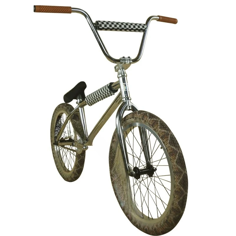 Extreme Street Car 120-ring Flower Drum Assembled High-configuration Electroplated Silver 20-inch BMX Vehicle