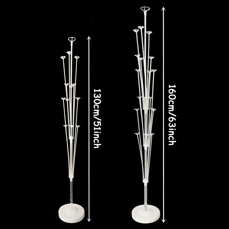 1/2set 13/19Tubes Balloon Stand Wedding Decoration Happy Birthday Party Balloon Stick Holder Baloon Accessories Festival Globos image 2