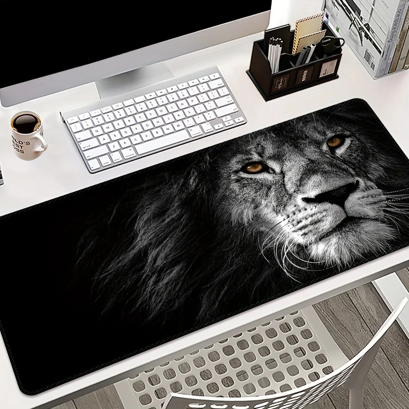 

Lion theme Mouse Pad Desk Mat Gaming mat gamer pc office accessories rubber anti-slip keypad Extended mousepad maus pad rug