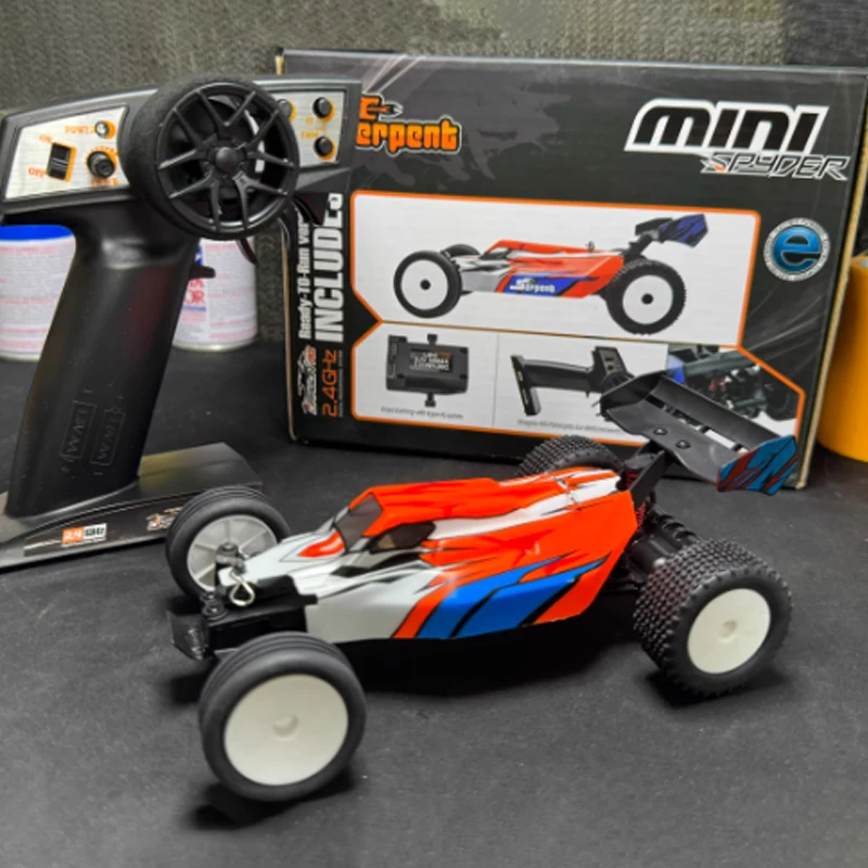 

1/24 Serpent Spyder Truggy Mini RC Car with Gyro 2.4GHz EP RC Car RTR Remote Control Car Electric Toys for Adults and Kids New
