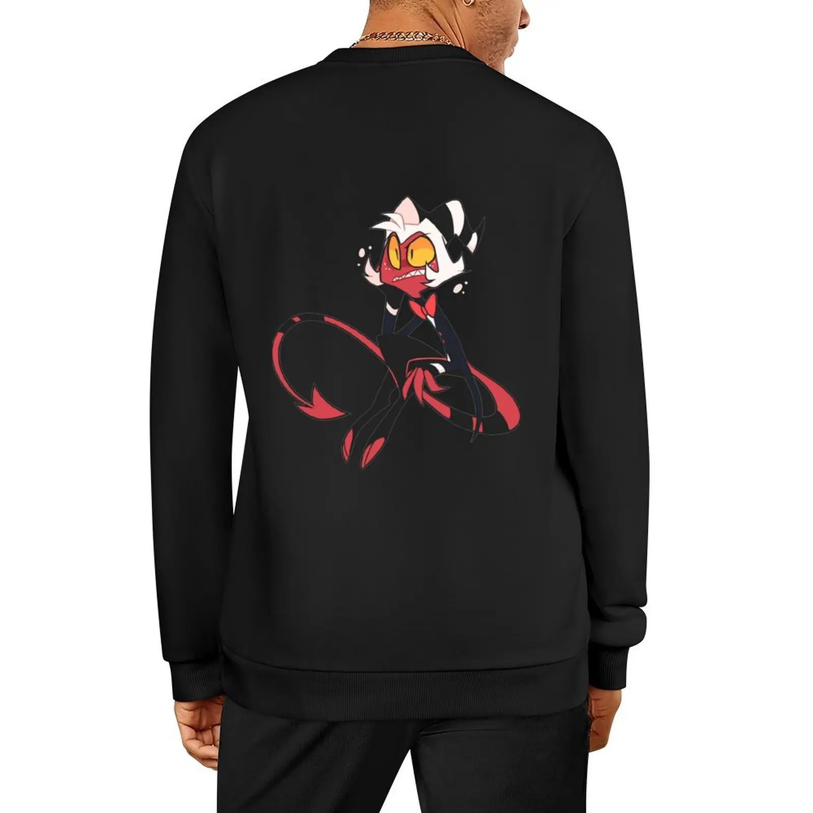 

Helluva Boss Moxxie Pullover korean clothes japanese style autumn new products tracksuit men men sweatshirt