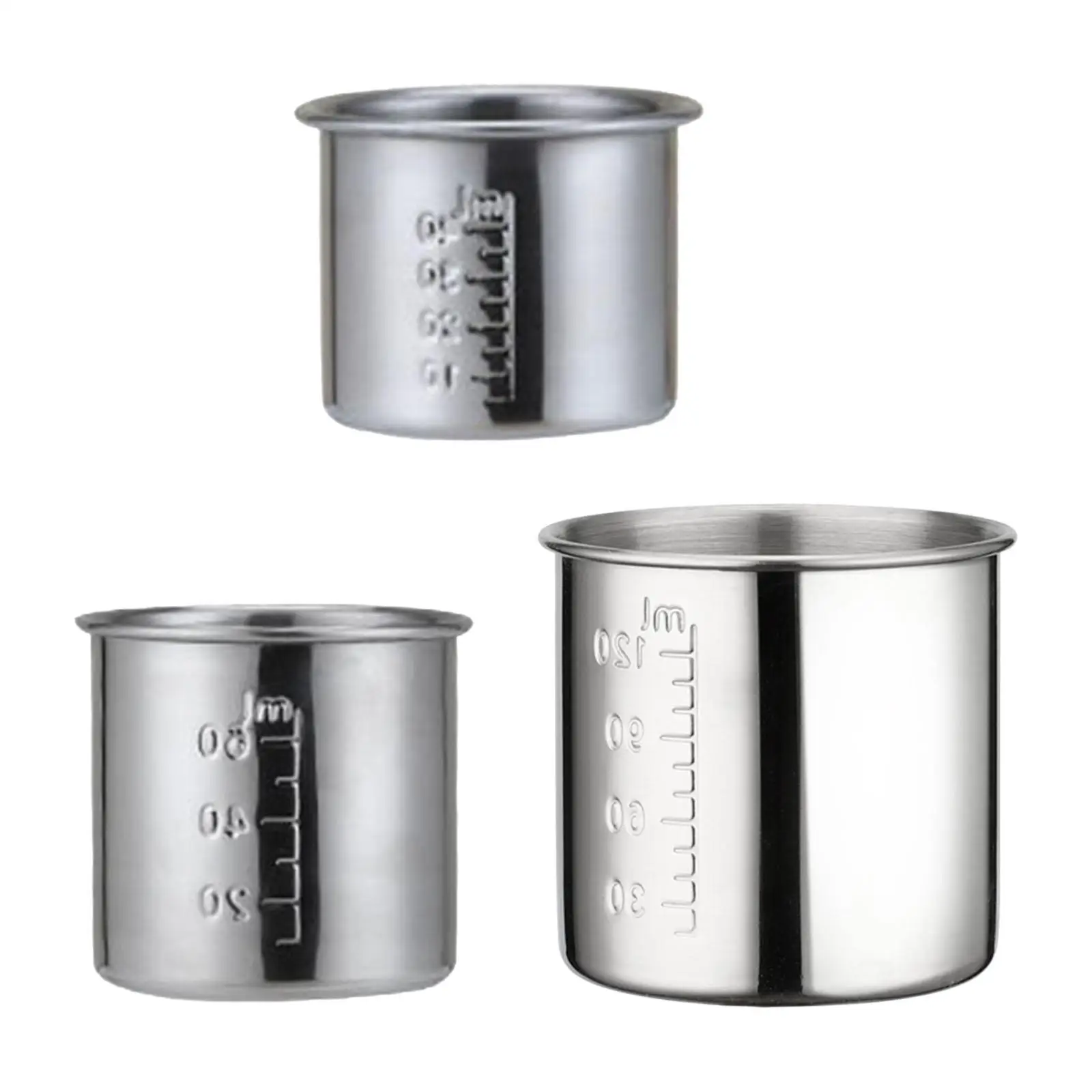 Medicine Cup Multi Purpose Practical Wine Measuring Device Stainless Steel Medicine Cup Hospital for Restaurant Kitchen Bar Home