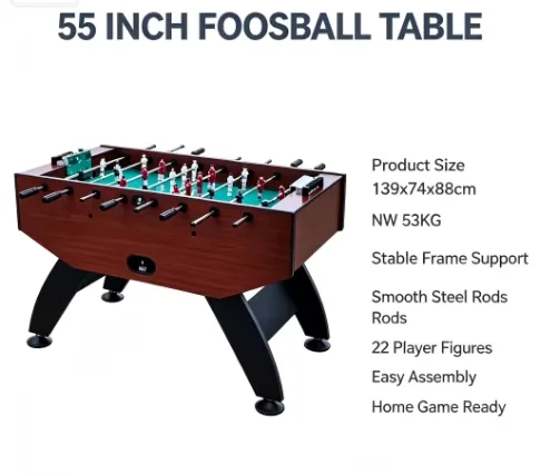 2026 Premium Customizable MDF Foosball Table for Indoor Family Party Game Room Soccer Entertainmentpromote sales