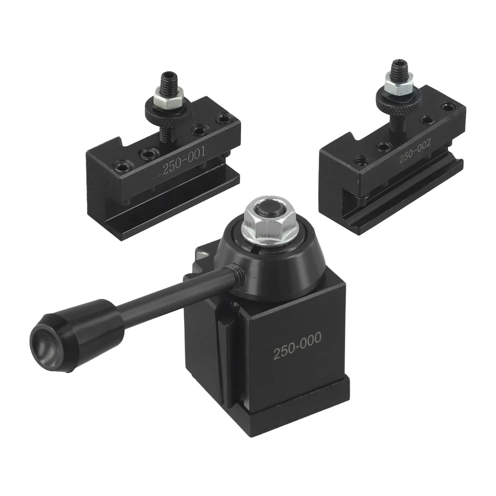 Innovative 3pc For OXA Wedge Type Tool Post Set Enhancing Performance of For Lathes with Precise Machining Capabilities