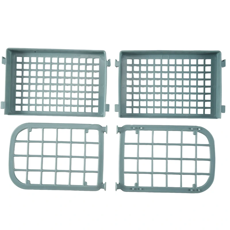 ¡Promoción! Estantes de almacenamiento, estantes de almacenamiento pequeños de plástico, estantes de 2 niveles, estante de cocina, organizador de baño (azul nórdico)