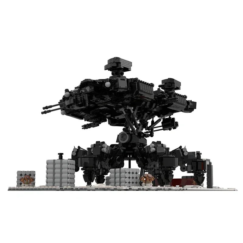 MOC-173648 Classic Game Mecha Monster Building Block Set Horizons Zero Dawns Deathbringer Monster Model Kids Puzzle Toys Gift