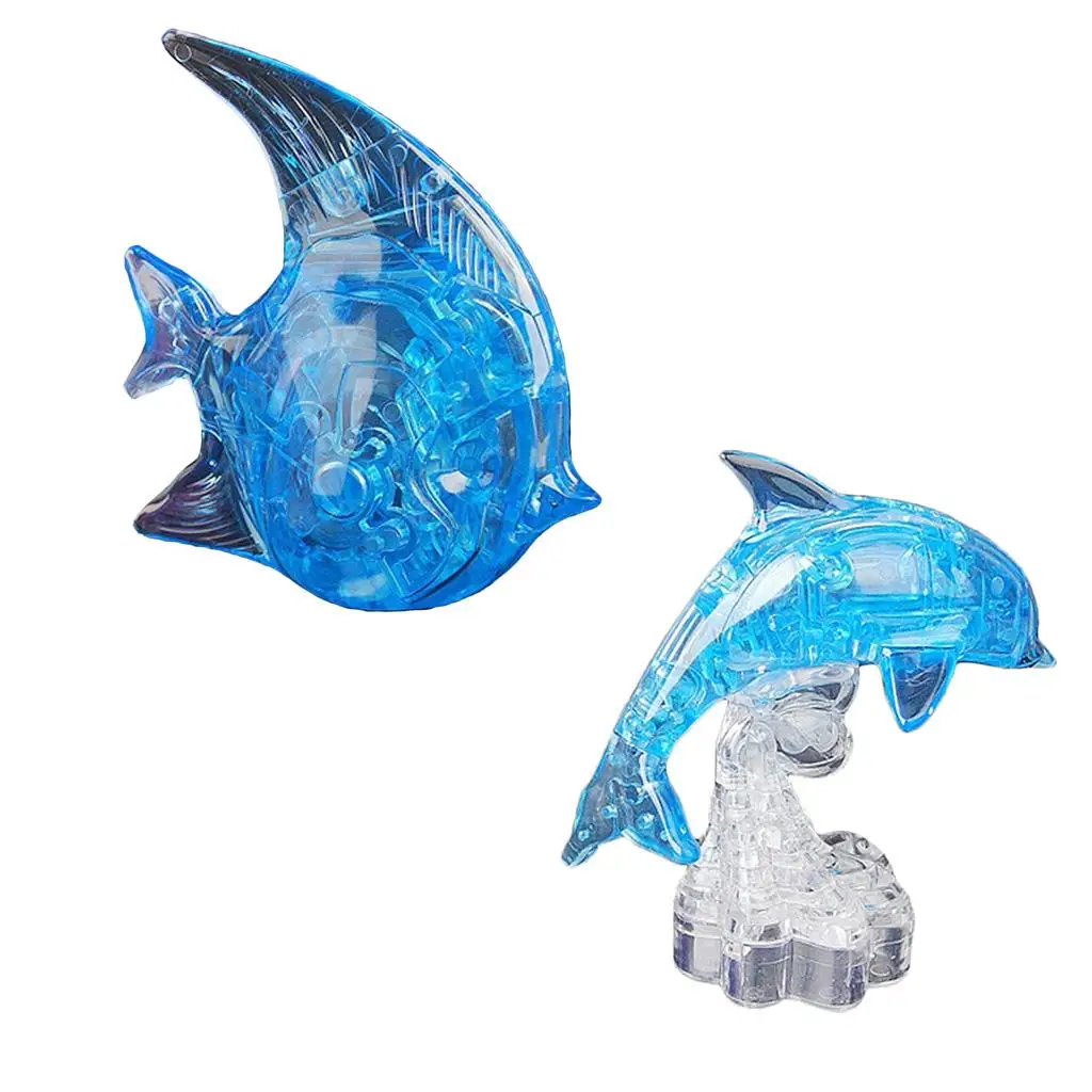 Fête pour enfants jouant au jouet amusant D Puzzles en cristal Puzzle cadeau