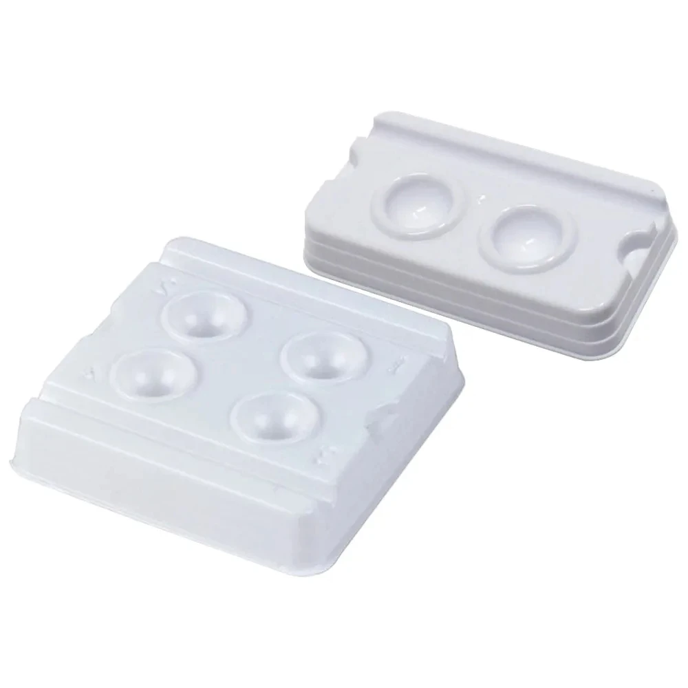 200Pcs EASYINSMILE Dental Disposable Mixing Wells Bonding Plastic Dish 2-Wells or 4-Wells Resin Adhesive Dentistry Tray Material - Image 4