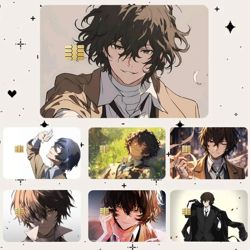 

Osamu Dazai HD Waterproof Card Skins Protective Stickers for Credit Bank Game Cards