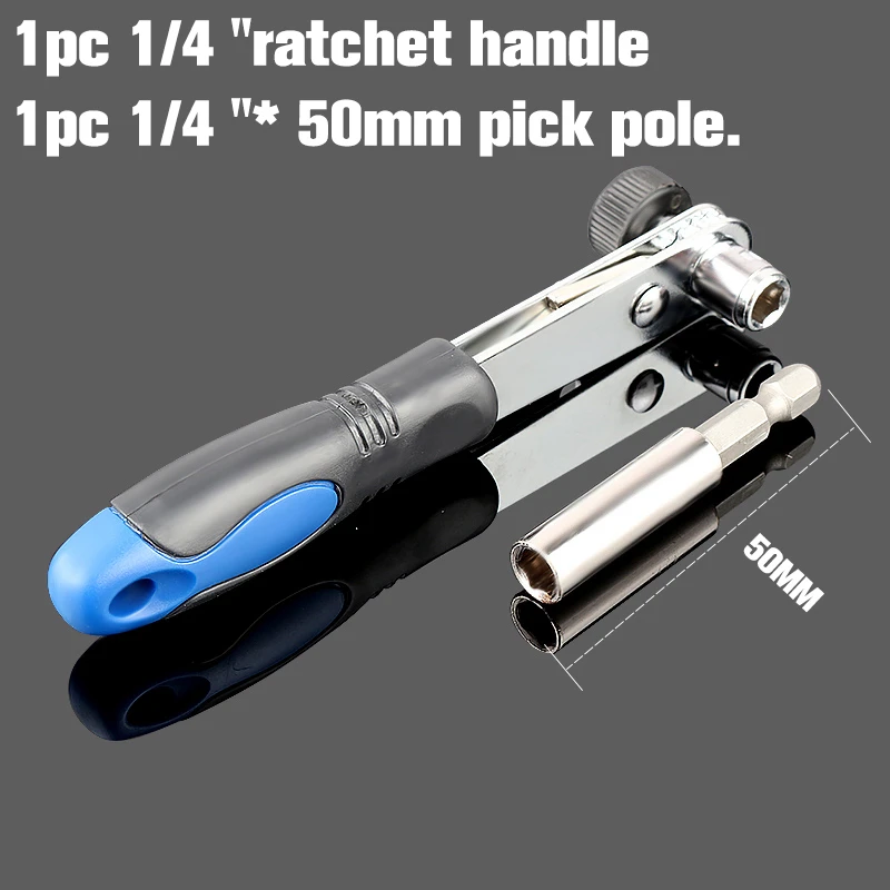 Ratchet Wrench Sockets Hand Tool Set Multi-function Combination Screwdriver Bits Bicycle Motorcycle Car Repair Accessories