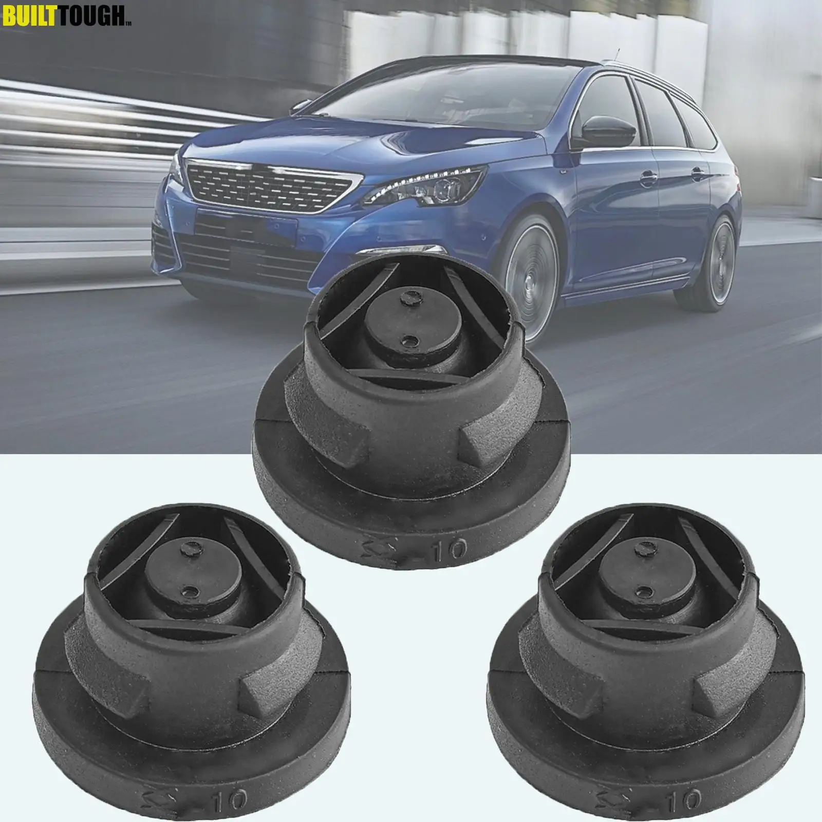 3 PCS for Peugeot 1007 206 207 307 308 3008 5008 Partner 1.6HDI Air Filter Box Rubber Grommet Insertion Eyelet Elements 1422A3