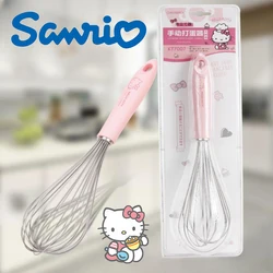 Sanrio Hello Kitty frusta a mano strumento di cottura agitatore per uova in acciaio inossidabile eco-friendly Cartoon Cream Mixer Tools cucina frusta per uova