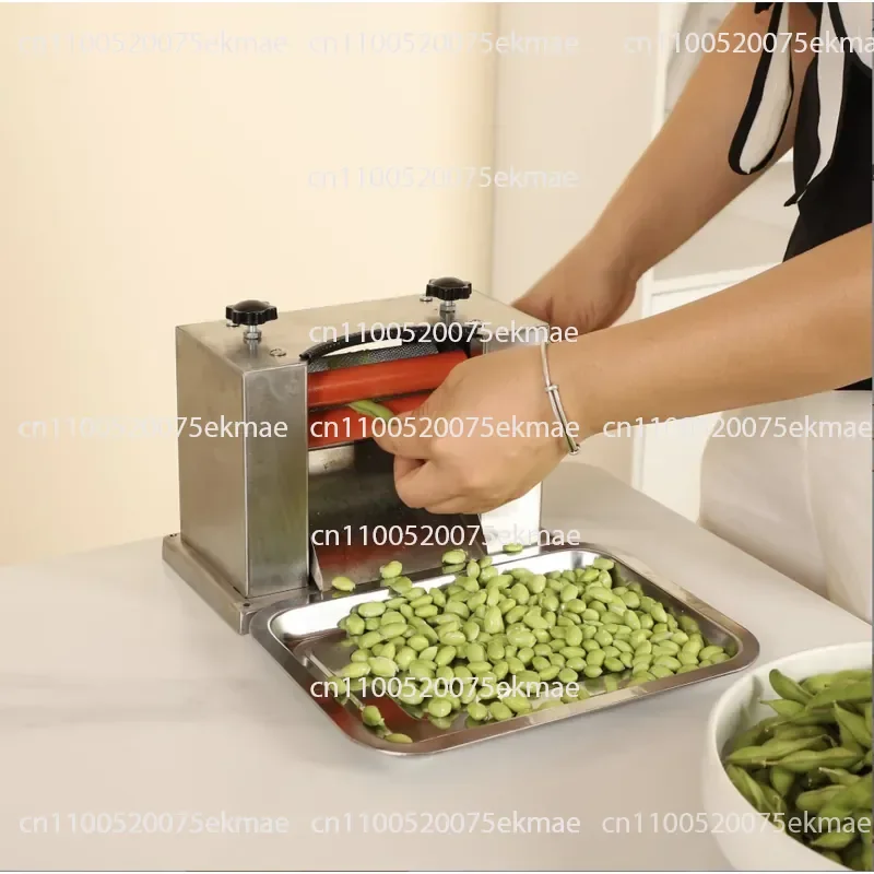 Hand Crank Edamame Shelling Machine Small Peeling and Shelling Machine Restaurant Commercial Kitchen Efficient Edamame