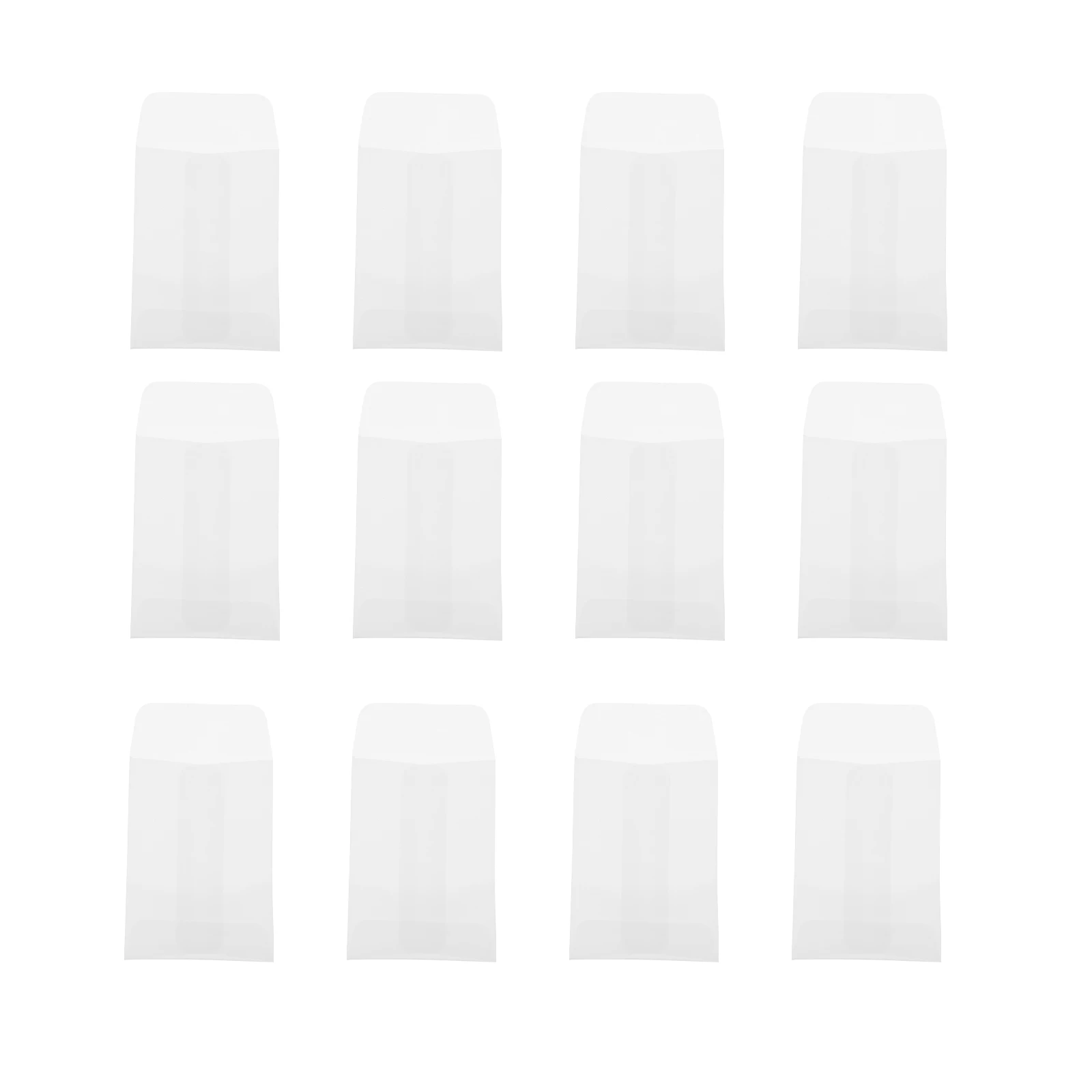 50 قطعة Hangtag مغلفات المجوهرات أجزاء صغيرة الحقائب أكياس تخزين العملات المعدنية الصغيرة تنظيم خواتم أقراط الهدايا المغلفات الصغيرة #4