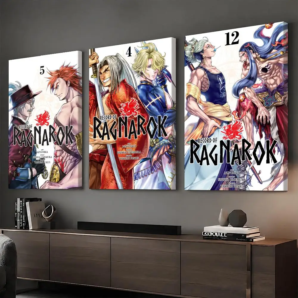 Anime R-Record of R-Ragnarok Framed Wall Painting Ready to Hang Canvas Wall Art Poster for Bedroom Living Room Home Decor Gift