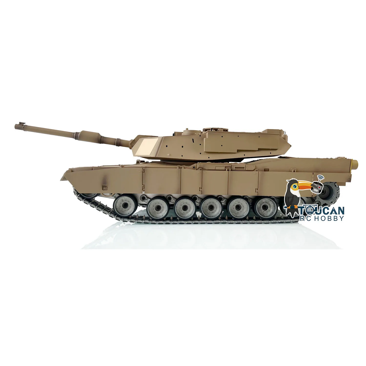 Henglong HL 1/16 Full Metal Chassis RTR RC Tank 3918 M1A2 Abrams TK16 IR Ver Smoke Gift Toys