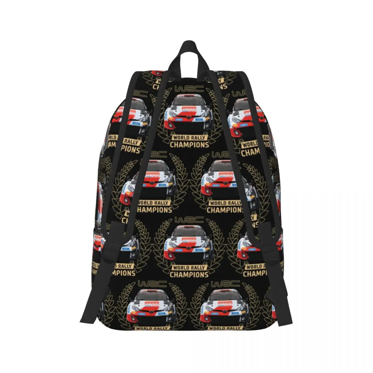 K. ROVANPERA Ogier World Rally Car Champions Backpack Daypack Large Capacity BookBag School Bag Shoulder Bags for Men Women