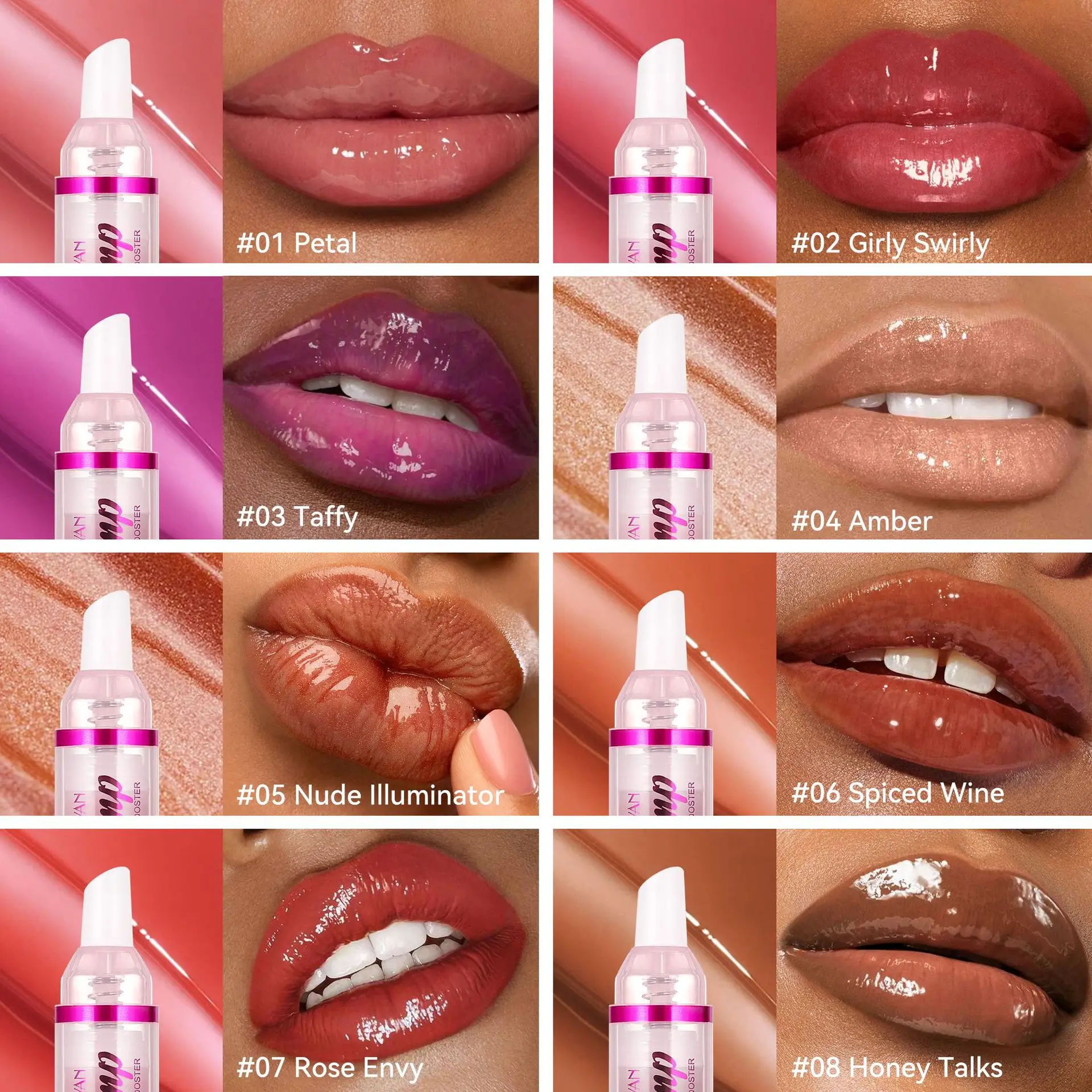 Lip Plumping Lip Balm nourishing moisturizing easy color syringe moisturizing doe lips