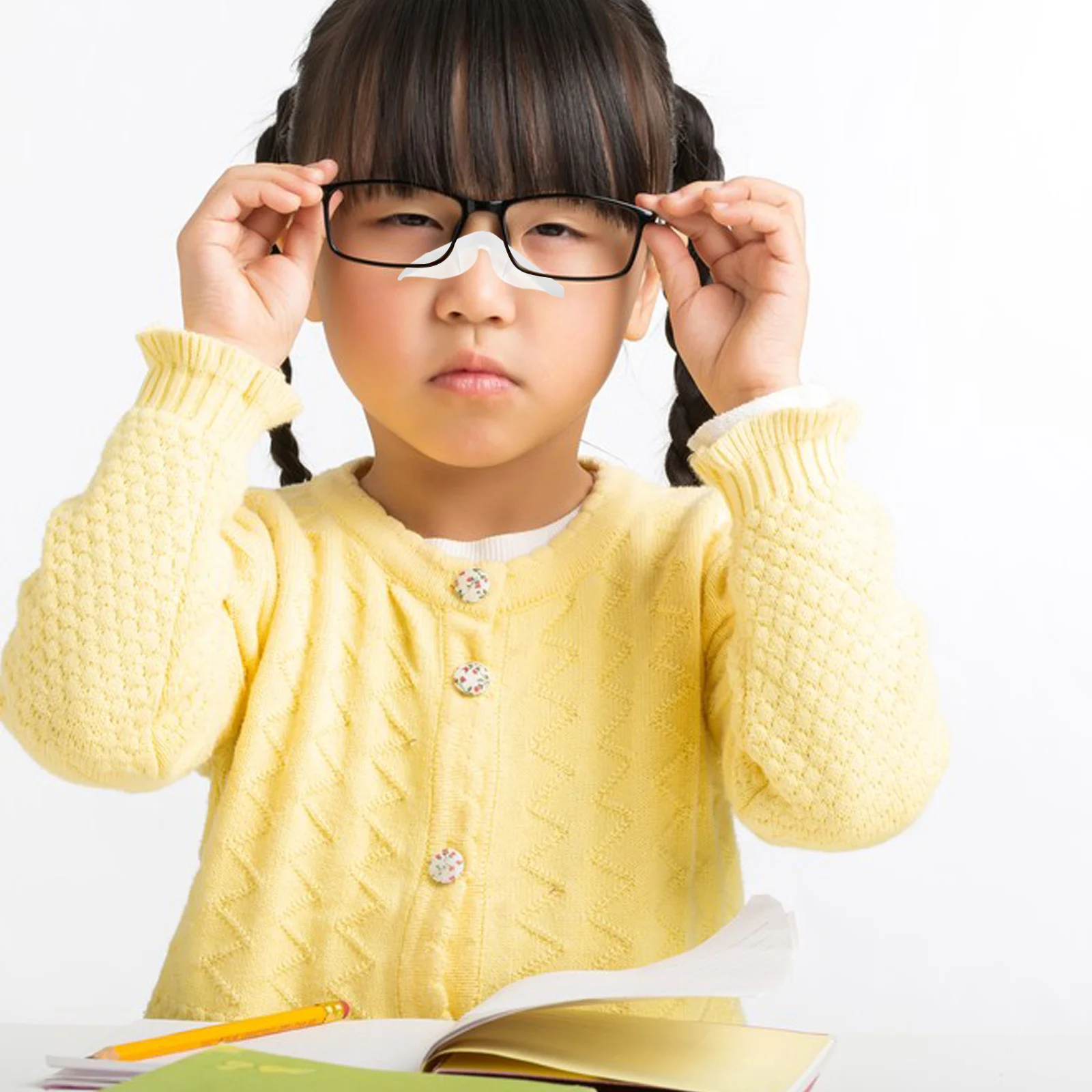 

10Pcs Silicone Nose Bridge Cushions Reusable Soft Pads for Masks Anti Fog Seal Comfortable Wear Clear Vision Daily Essential