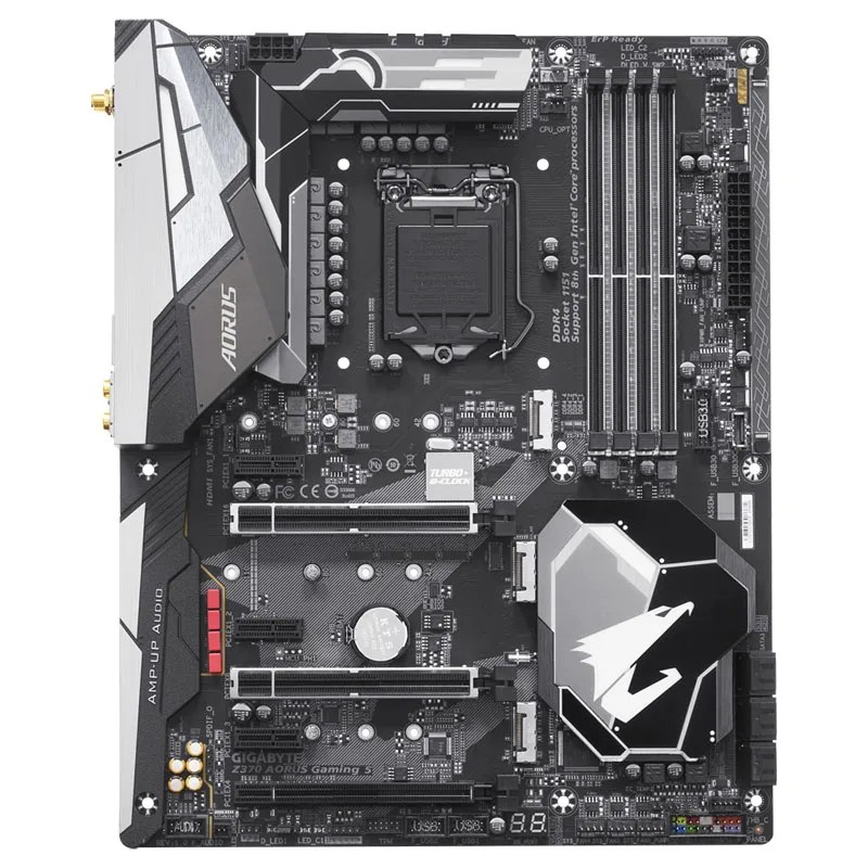 

Used Gigabyte Z370 AORUS Gaming 5 Original Desktop Intel Z370 64GB DDR4 Motherboard LGA 1151 i7/i5/i3 USB3.0 SATA3