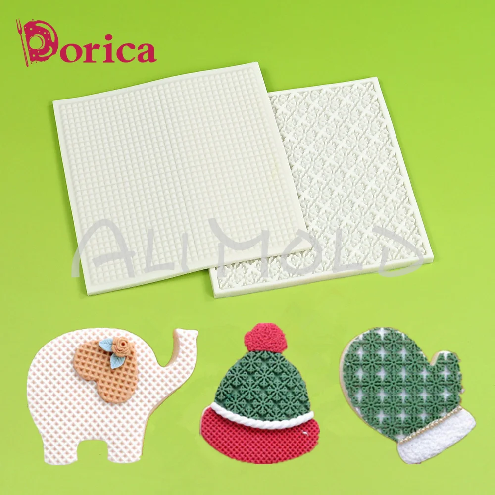 Mini Waffel Schneeflocke Muster Silikon Formen Fondant Sugarcraft Schokolade Form Harz Ton Form Kuchen Dekorieren Werkzeuge Backformen