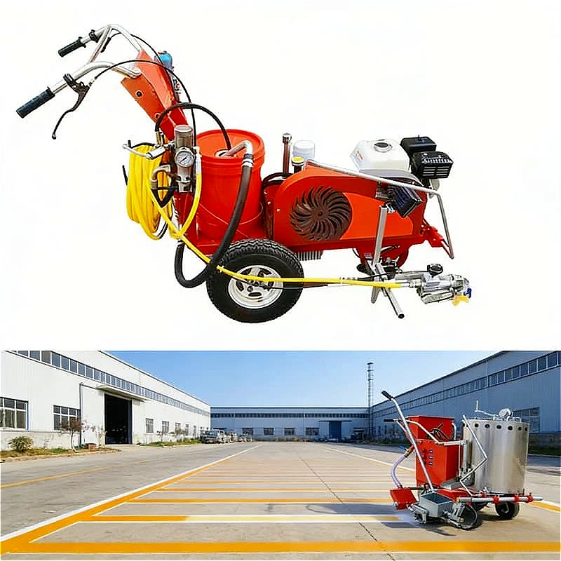 

Road Marking Machine Reliable Precision Markings with Sturdy Wheels Smooth Operation Airport Runway Marking Customized Hot Sale