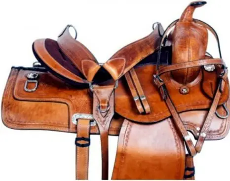 Hand Made Horse Western Saddle with New Design Leather Horse Western Saddle Customized Horse Saddle