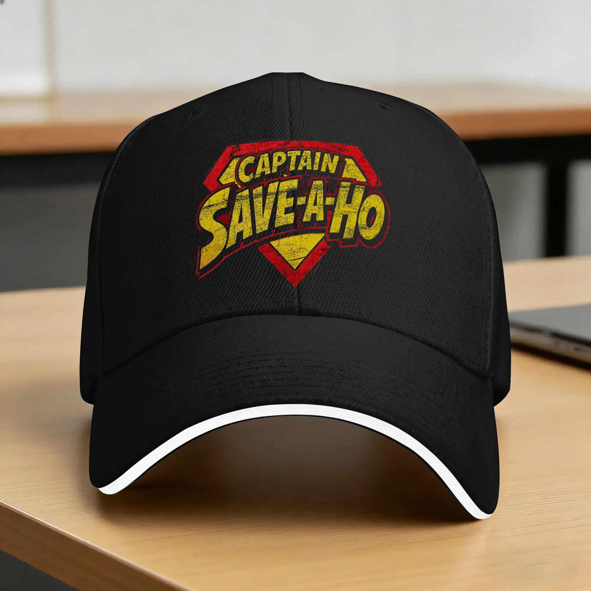 Captain Save a Hoe Baseball Cap  Streetwear Men Women Trucker Hat Adjustable Print Outdoor Sport Baseball Caps Gift Idea