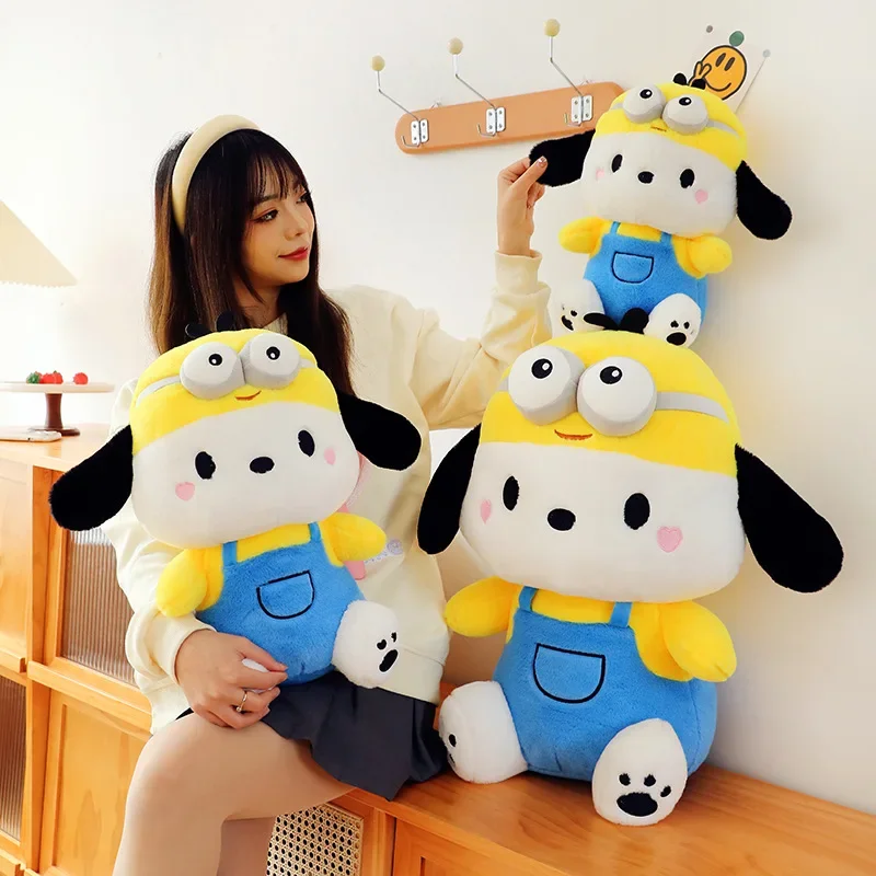 

65 см аниме Sanrio косплэй переодевание кукла Миньон Пача собака плюшевая игрушка подушка милый большой детский подарок на день рождения украшение