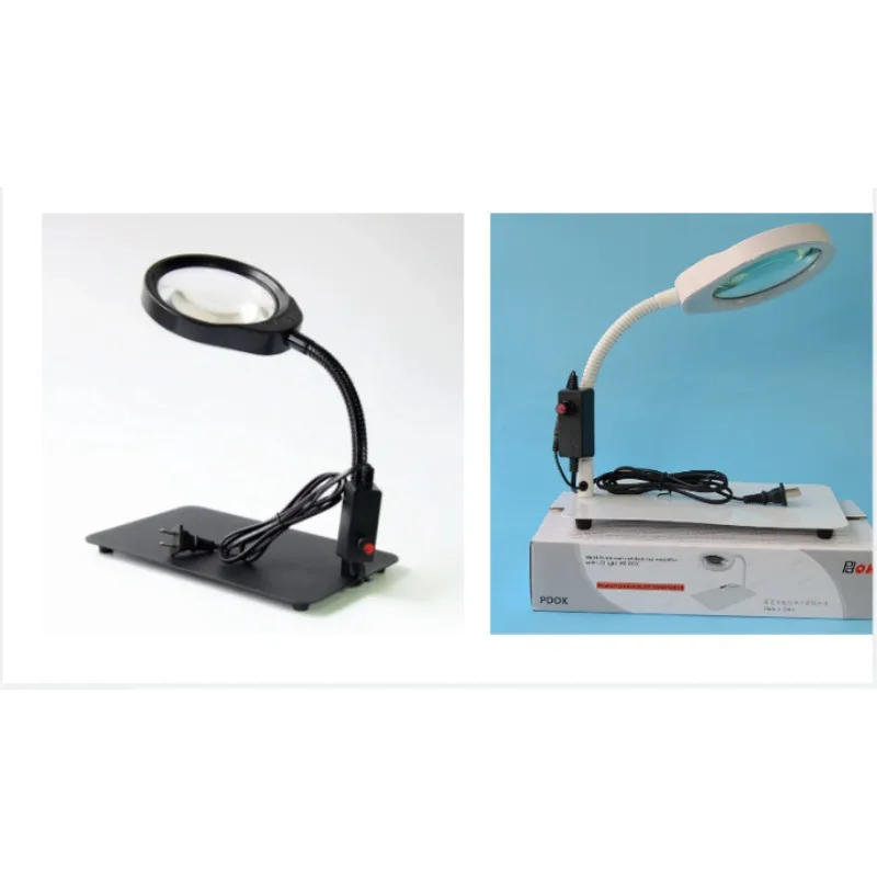 

3-20X Solder Clamp Helping Hand Soldering Loupe Magnifying Glass with LED Lights Phone Screen Magnifier HD Brightness Adjustable