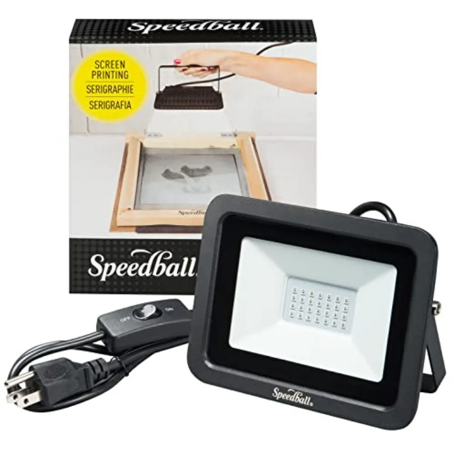 Speedball 30W LED UV Exposure Lamp - Professional Screen Printing Light with 180° Swivel Mount - 395-400nm UV-A for Photo Emuls view 4