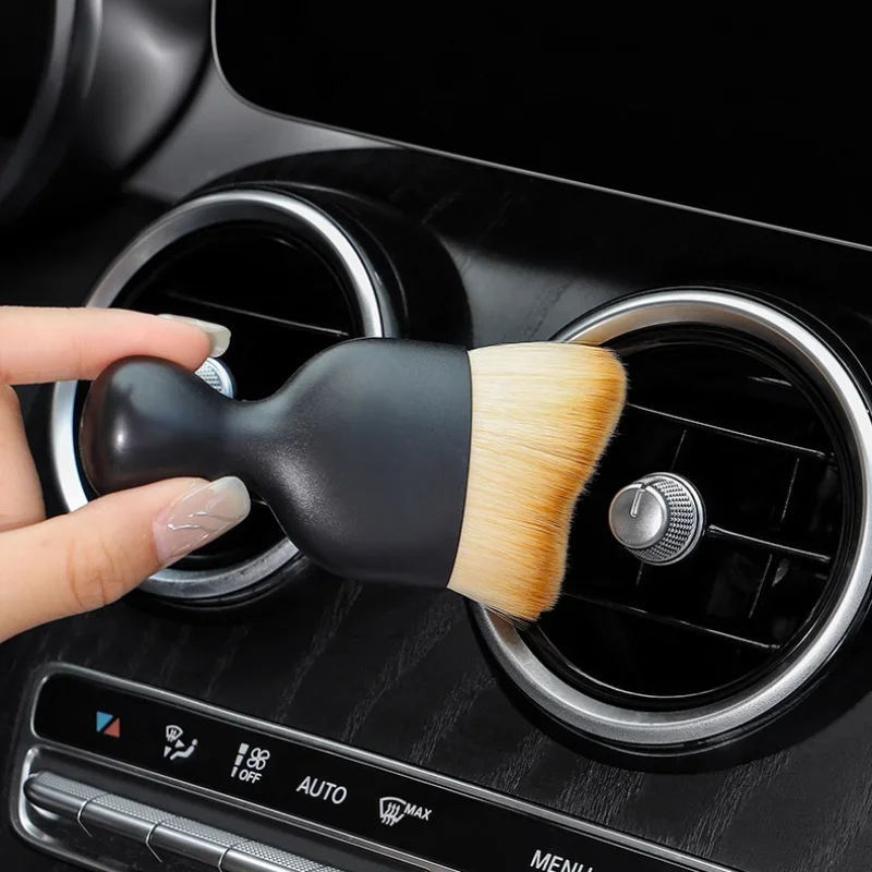 Car Interior Cleaning Tool Air Conditioner Air Outlet Cleaning Artifact Brush Car Brush Car Crevice Dust Removal Car Detailing