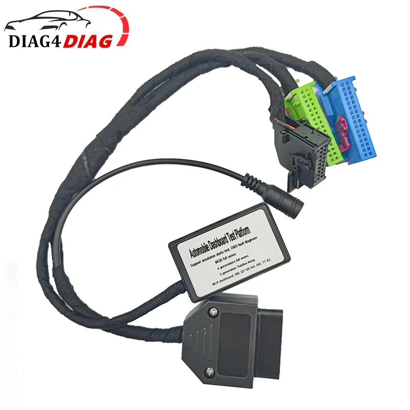 Car MQB Cluster Test Platform Dashboard Cable Kit for VW 4 5 generation for Audi Car Power On Instrument Cable