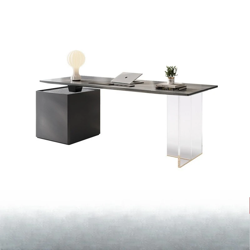 

Офисные столы для гостиной, кабинета, многофункциональные простые офисные столы для хранения в помещении, современная мебель из искусственной доски, бюро MHBGZ