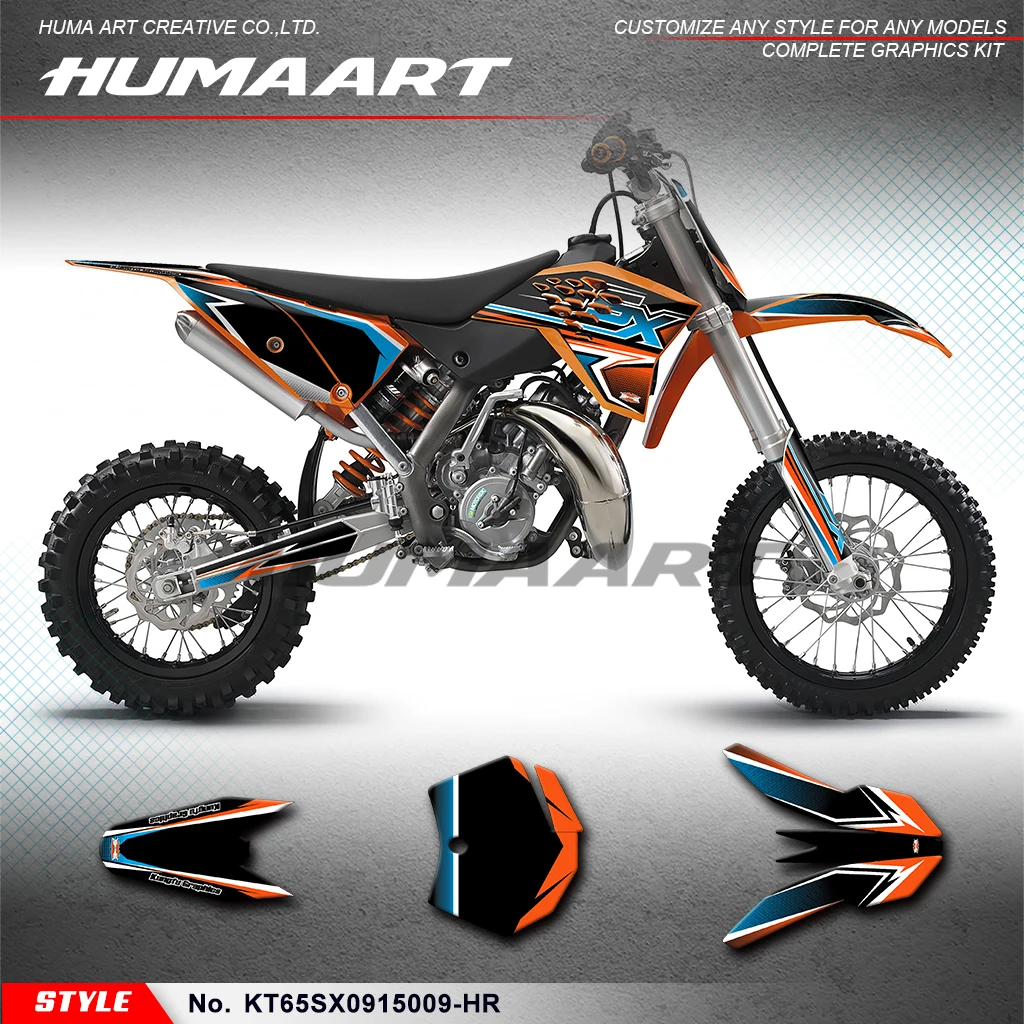 

Графические Наклейки на мотоцикл huпера, Набор наклеек на заказ для KTM 65 SX SX65 2009 2010 2011 2012 2013 2014 2015, KT65SX0915009-HR