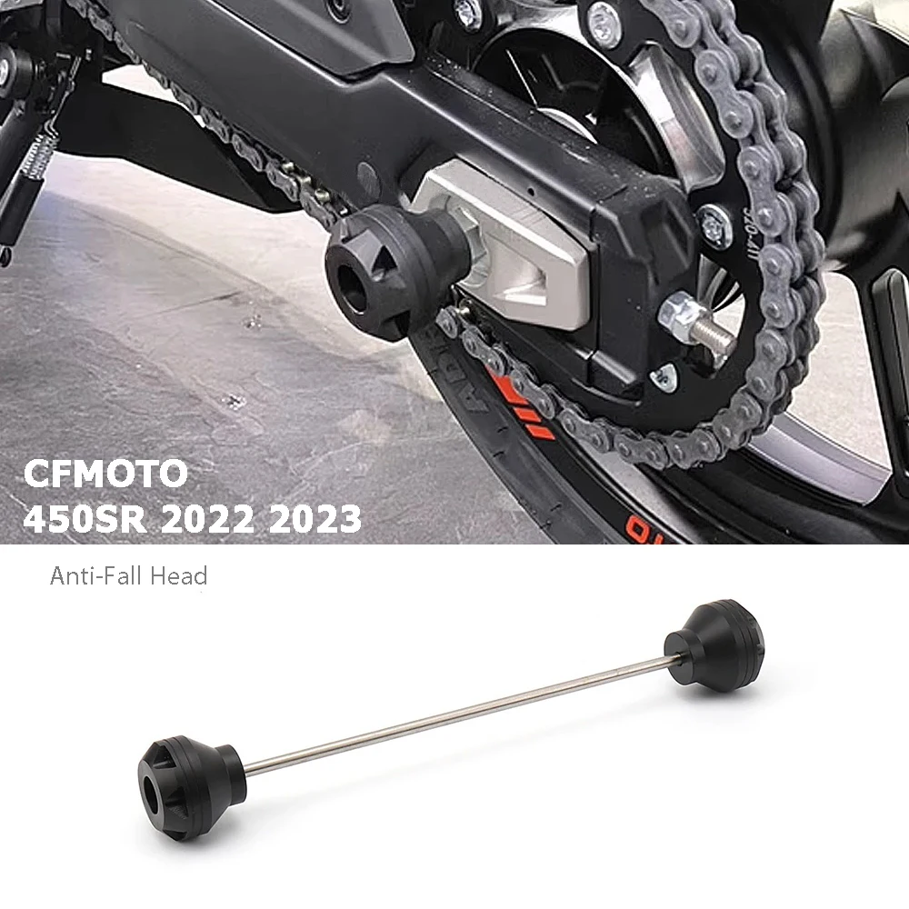 

For CFMOTO 450SR 450 SR 450sr 2022 2023 New Motorcycle Accessories Front Rear Wheel Protect Anti-Fall Axle Protector